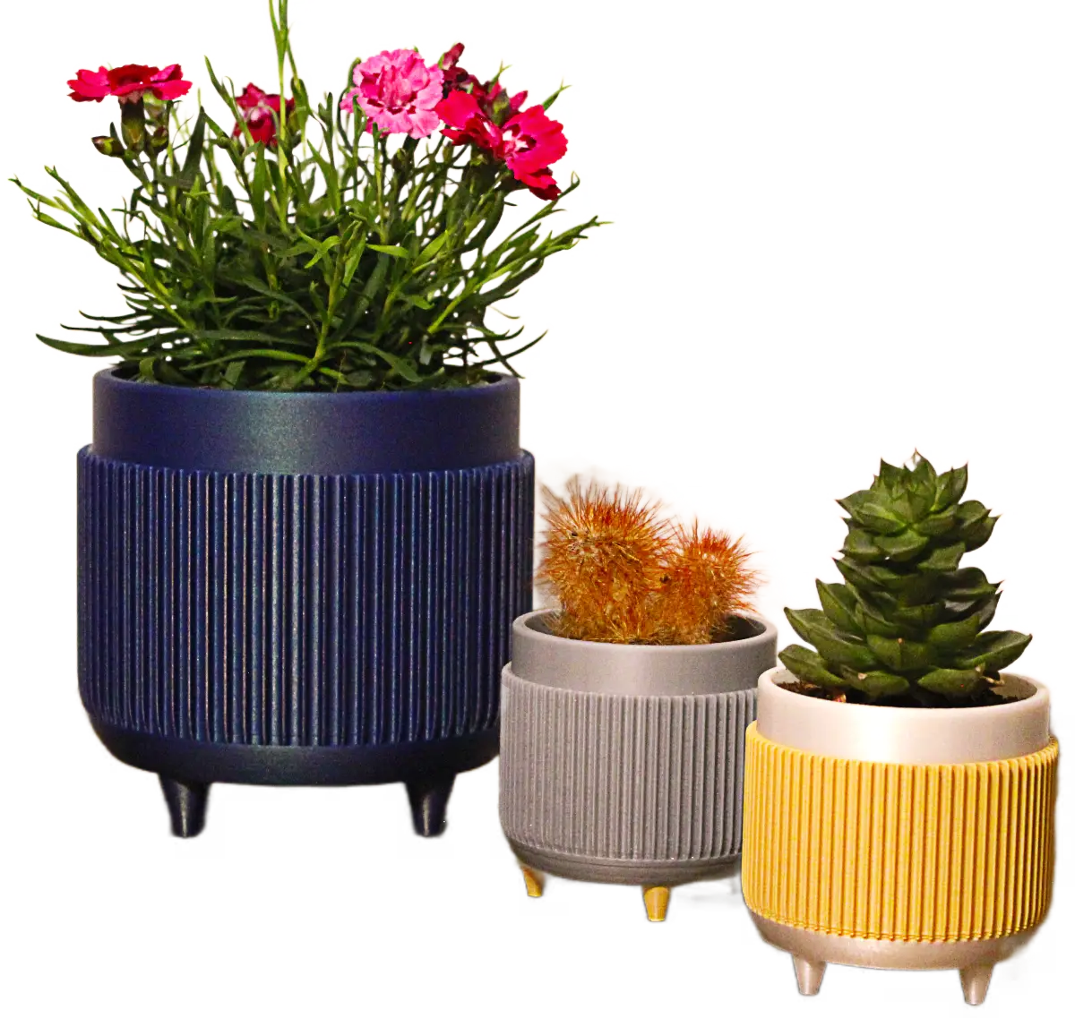 3D Druck Übertopf Set