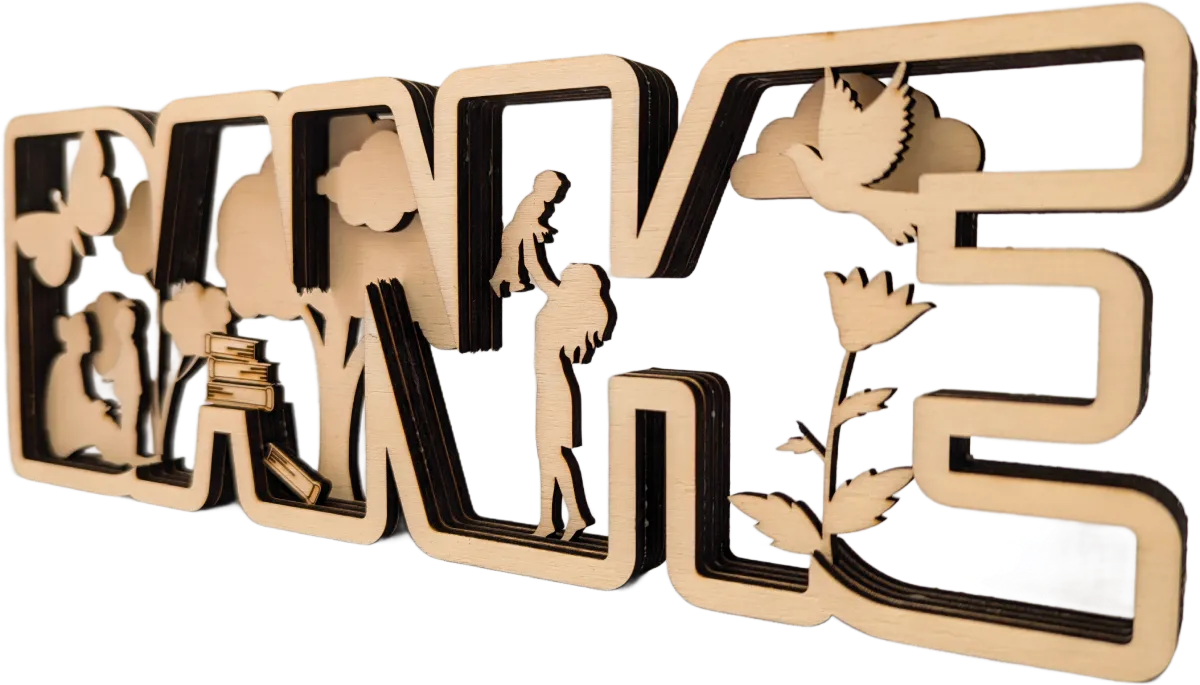 Danke Lasergravur Muttertag